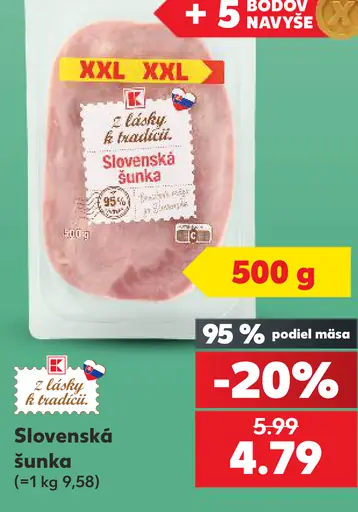 K-Classic Slovenská šunka