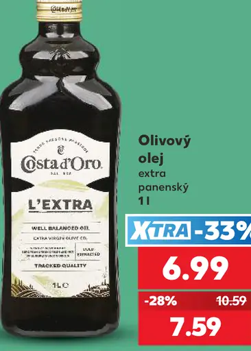 Costa d'Oro Olivový olej extra panenský