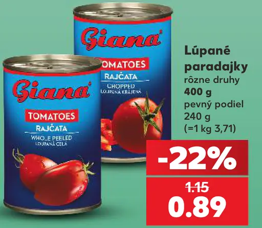 Giana Pasírované paradajky