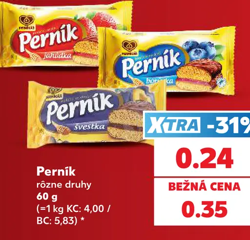 Perník rôzne druhy