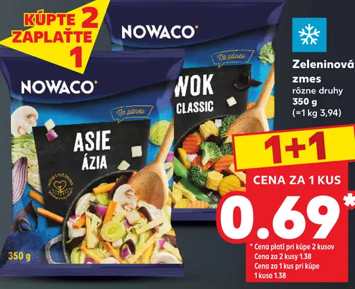 Nowaco Zeleninová zmes rôzne druhy
