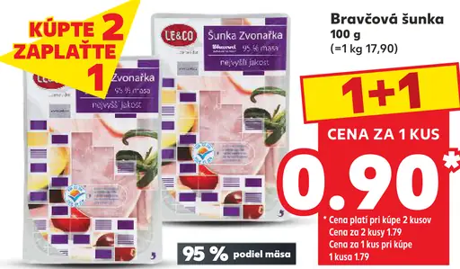 Le&Co Bravčová šunka
