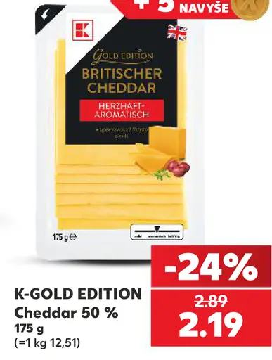 K-Gold Edition Cheddar 50 %