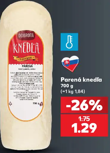 Parená knedľa