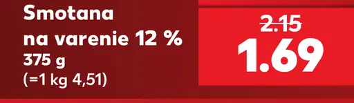 Kunin smotana na varenie 12 %