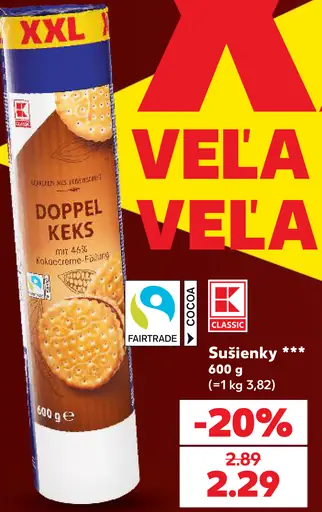 K-Classic sušienky rôzne druhy