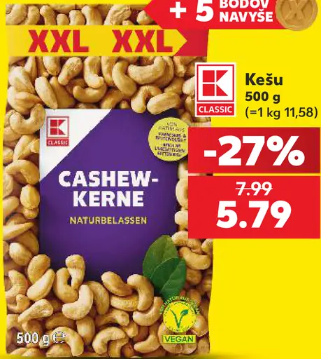 K-Classic Kešu natur