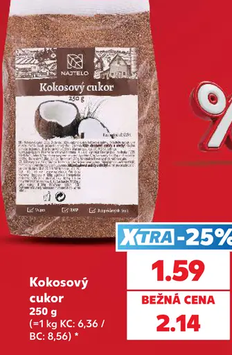 Natelo kokosový cukor