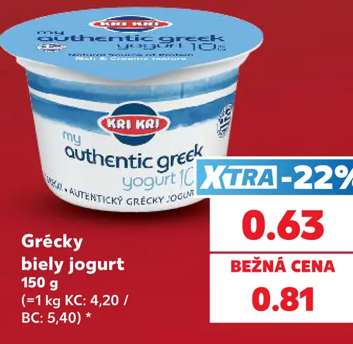 Kri Kri Grécky biely jogurt