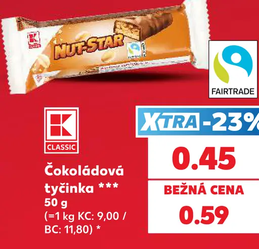 K-Classic Čokoládová tyčinka