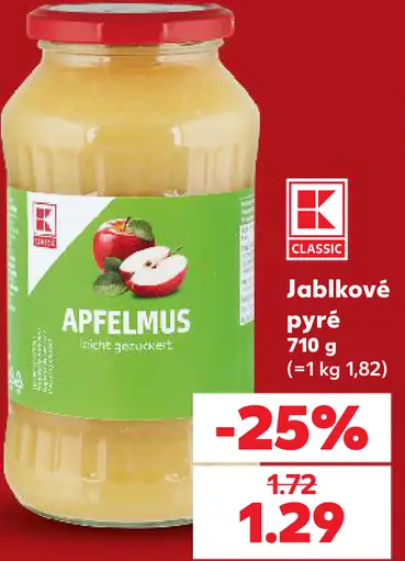 K-Classic Jablkové pyré