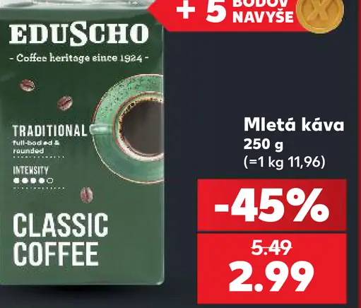 Eduscho Classic mletá káva