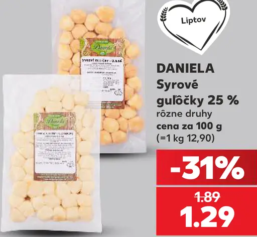 Daniela syrové guľôčky