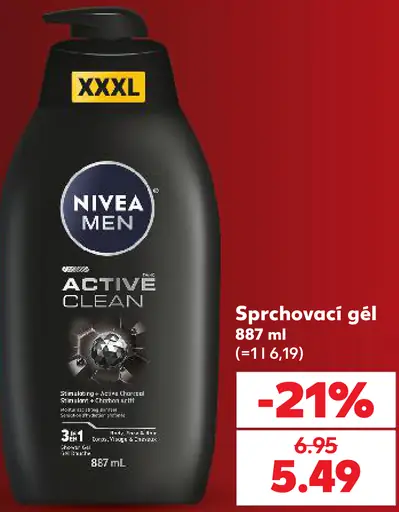 Nivea Men Active Clean sprchovací gél
