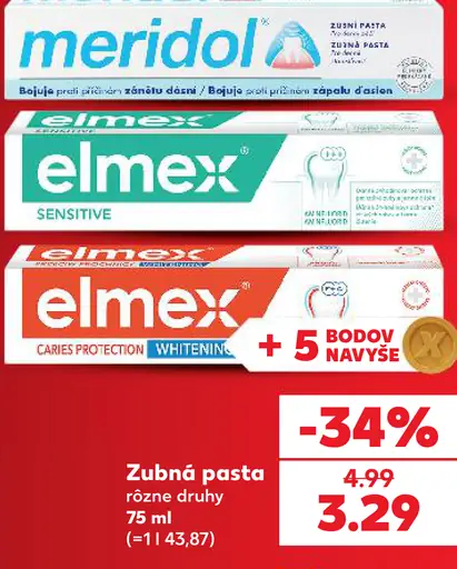 Elmex Caries Protection Whitening zubná pasta