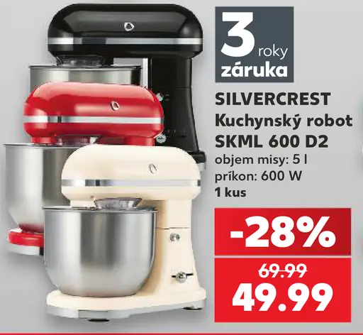 SilverCrest Kuchynský robot SKML 600 D2
