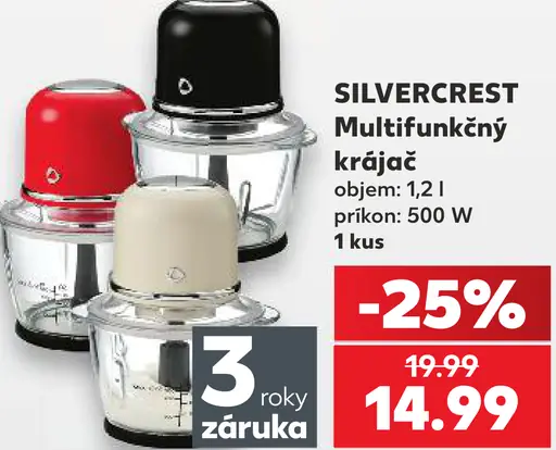 SilverCrest Multifunkčný krájač