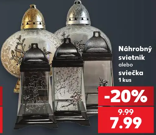 Náhrobný svietnik alebo sviečka, rôzne druhy