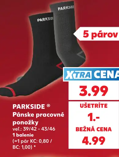 Parkside Pracovné ponožky