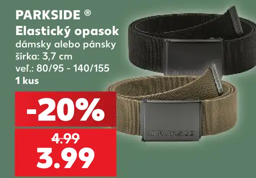 Parkside elastický pánsky opasok