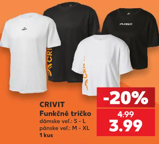 Crivit funkčné tričko