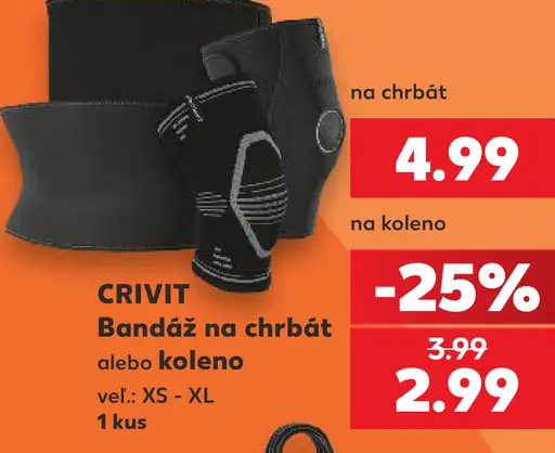 Crivit bandáž na chrbát
