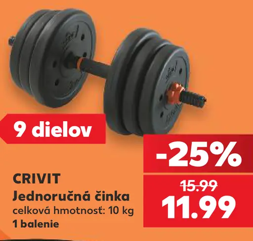 Crivit jednoručná činka