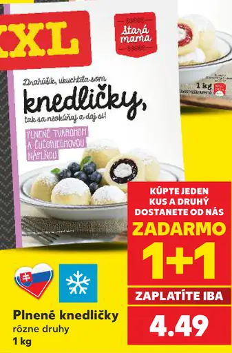 Stará mama plnené knedličky