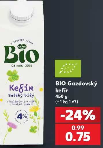 Olma BIO gazdovský kefír