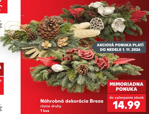 Náhrobná dekorácia Breza