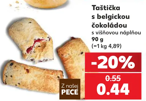 Višňová taštička s belgickou čokoládou