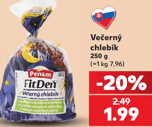 Penam Fit Deň Večerný chlebík
