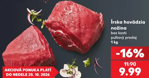 Írska hovädzia nožina bez kosti