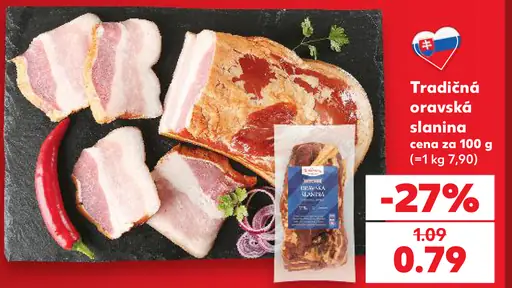 Tradičná oravská slanina