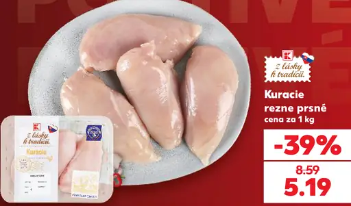 Z lásky k tradícii kuracie rezne prsné