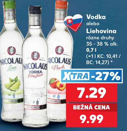 Vodka alebo liehovina, rôzne druhy