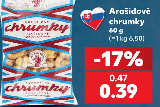 Arašidové chrumky