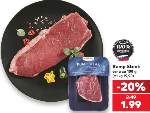 Hovädzí Rump Steak