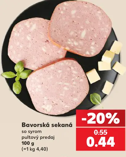 Bavorská sekaná so syrom
