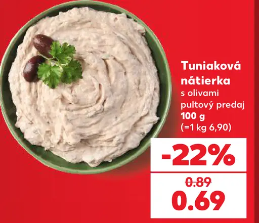 Tuniaková nátierka s olivami