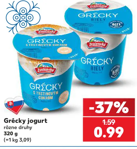 Zvolenský jogurt grécky typ