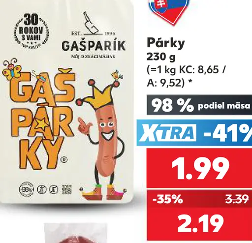 Gašparík párky
