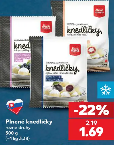 Stará mama plnené knedličky