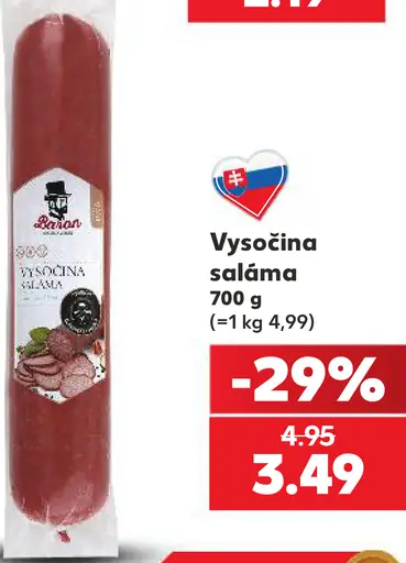 Baron Vysočina saláma