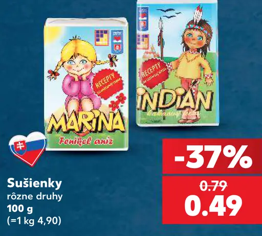 Marina a Indián sušienky