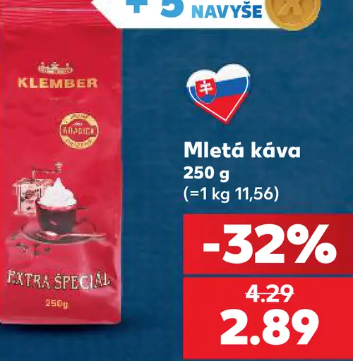 Klember mletá káva Extra Špeciál