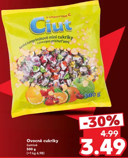 Clut ovocné cukríky