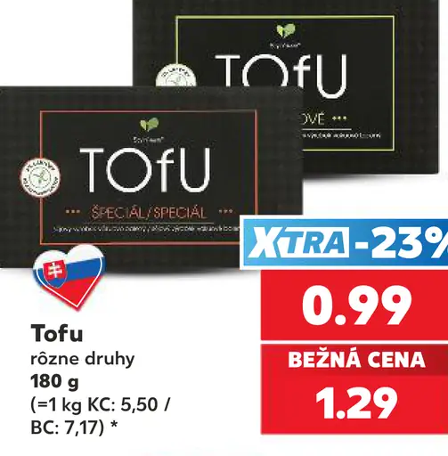 Tofu rôzne druhy