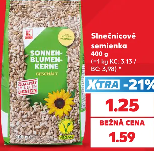 K-Classic Slnečnicové semienka