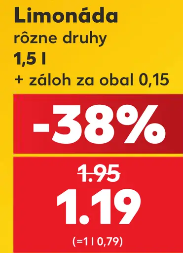 Kofola limonáda rôzne druhy